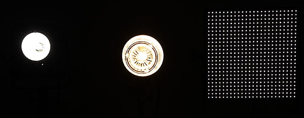 Vergleich Dauerlicht Hedler Hensel Litepanels dark